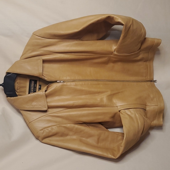 Women Ambition Leather Jacket, Size XXL, Color Cognac - Picture 3 of 9